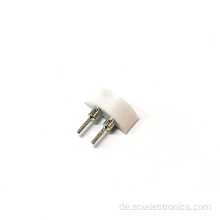 2,54 weiß gebogene weibliche Header -Stecker